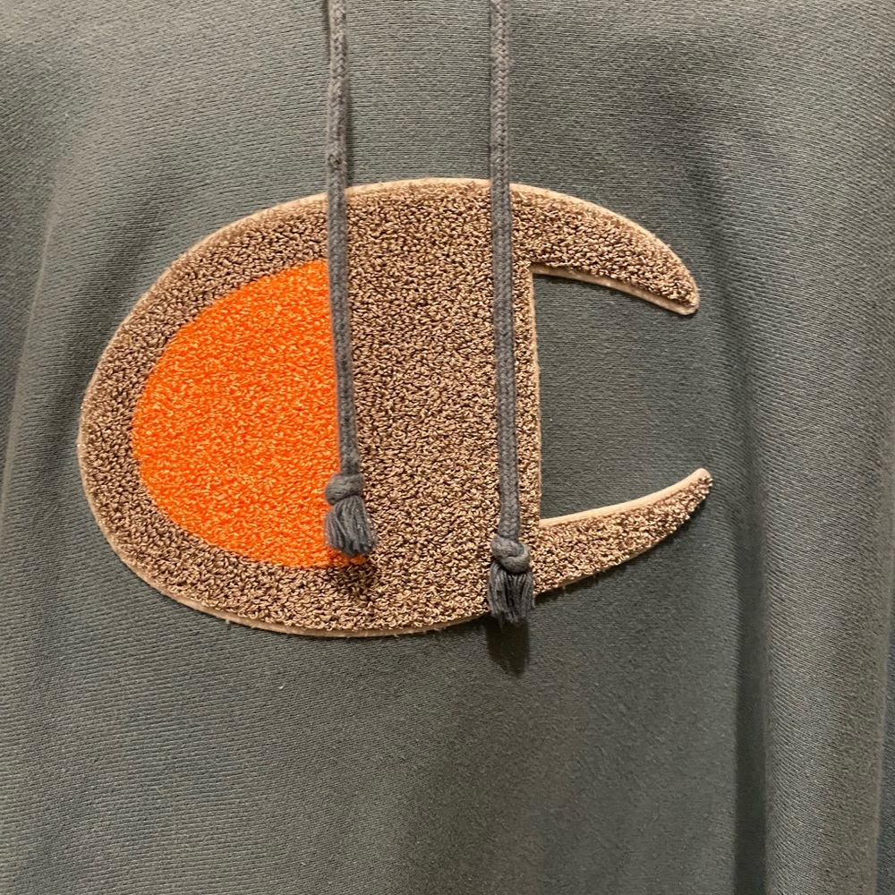 Champion Green Reverse Weave Hoodie